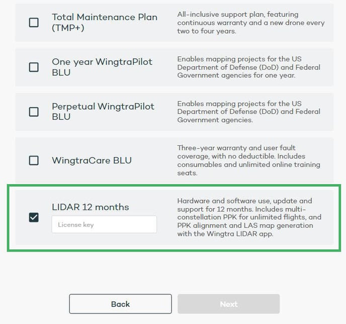 LIDAR license key-2