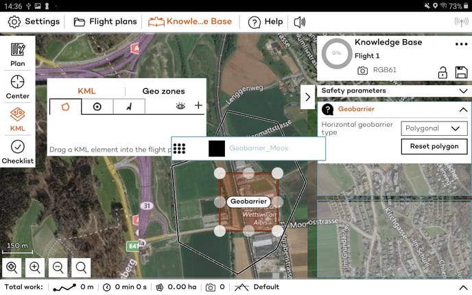Using KML files for flight planning_Screenshot_20230707-143640