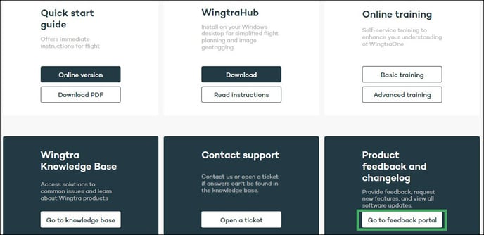 Wingtra resources feedback
