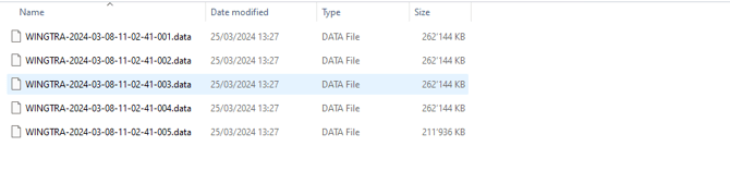 data folder
