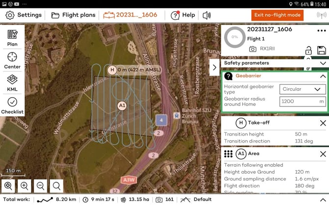 safety parameters geobarrier