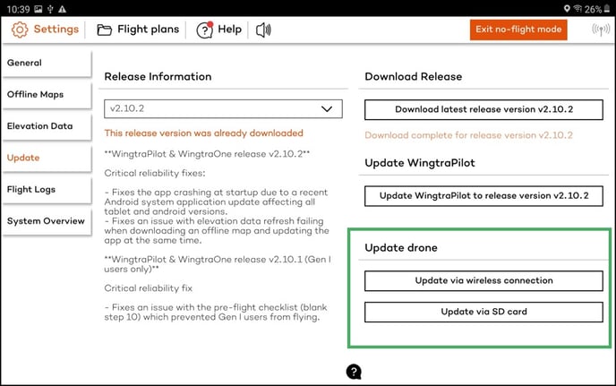 update drone options-1