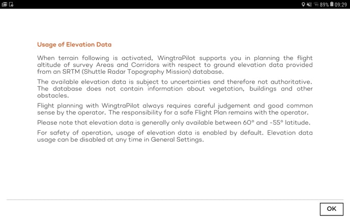 usage of elevation data